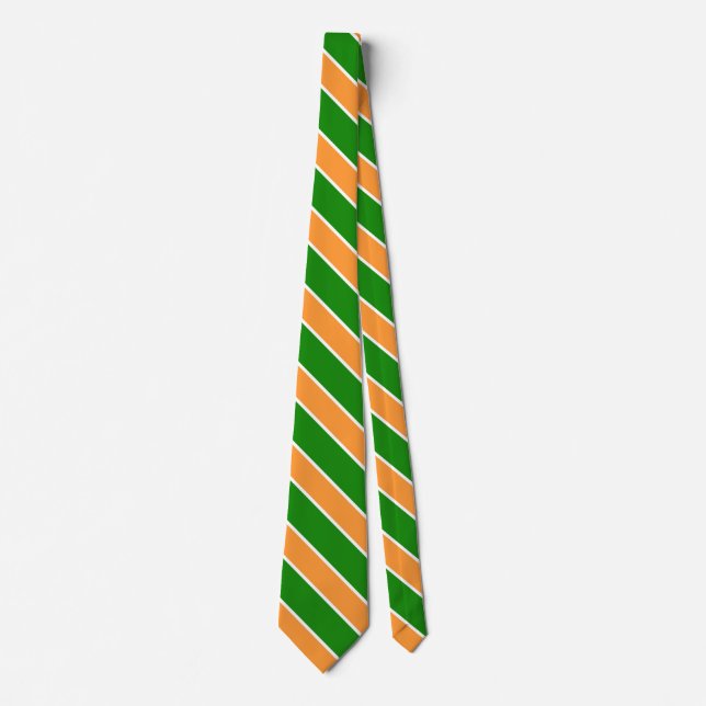 Indiens Flagga Elegant Patriotic Neck Tie Slips (Framsida)