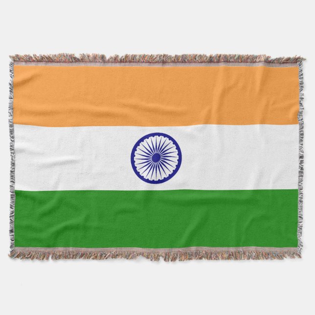 Indiens flagga filt (Framsidan)