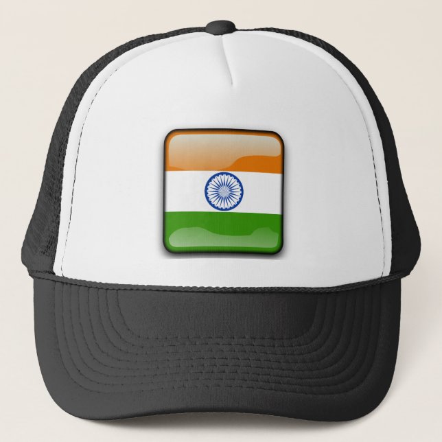 Indiens flagga keps (Framsida)