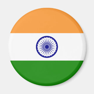 Indiens flagga magnet