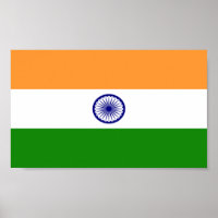Indiens flagga