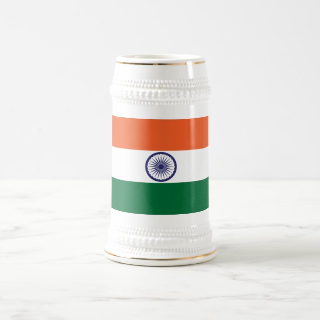 Indiens flagga sejdel (Center)
