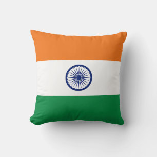 Indiens Flagga x-Flagga Pilling Kudde