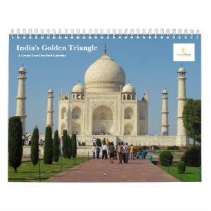 Indiens gyllene triangel 2023-kalender kalender