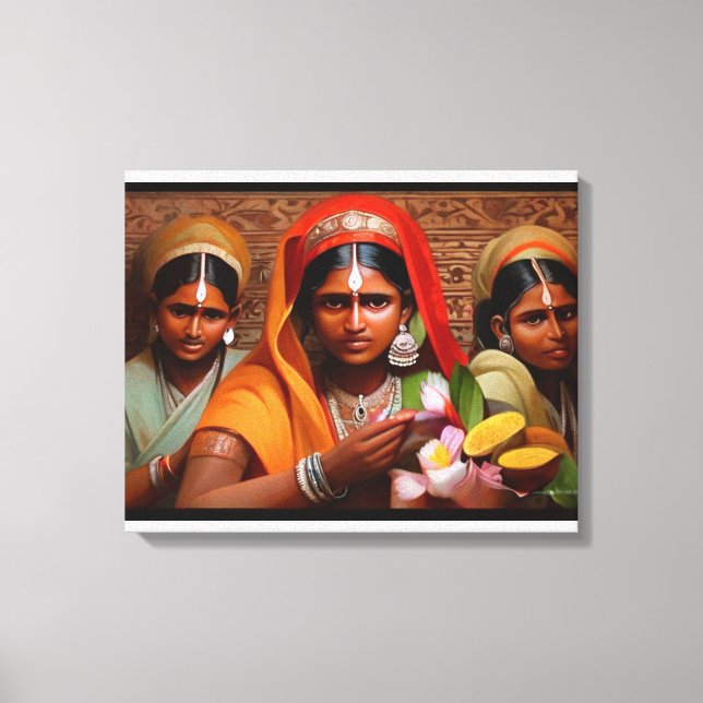 Indiens kultur canvastryck (Framsida)