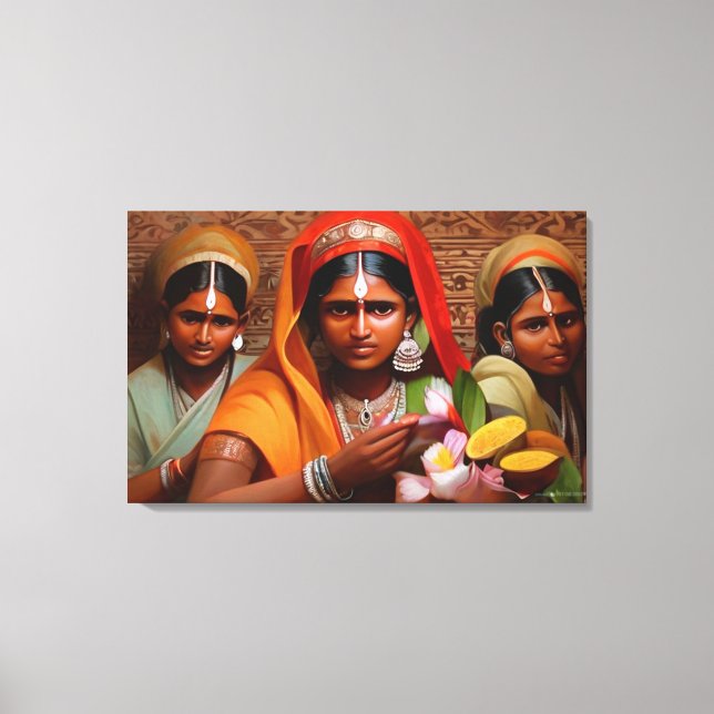 Indiens kultur canvastryck (Framsida)