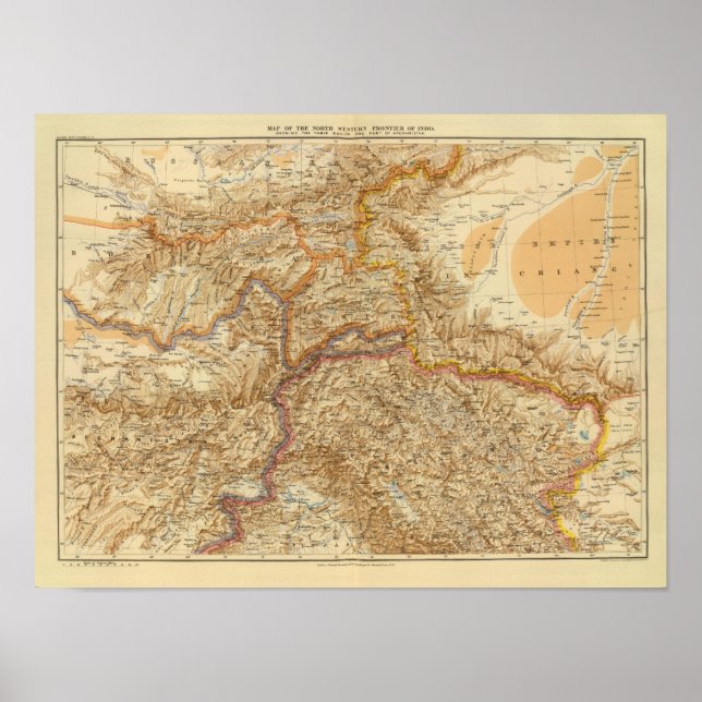 Indiens norra Westerna gräns Poster (Framsidan)