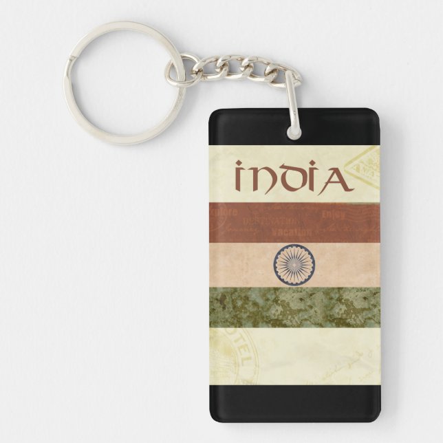 Indiens Nyckelring Souvenir (Framsidan)