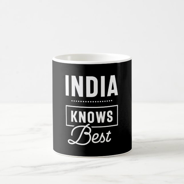 Indiens Personlig Namn Birthday Gift Kaffemugg (Center)