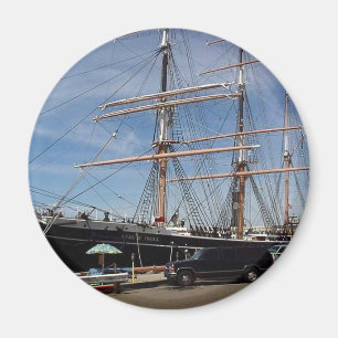 Indiens stjärna vid San Diego Maritime Museum Magnet