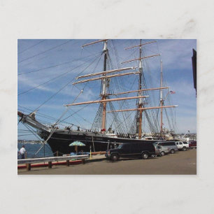Indiens stjärna vid San Diego Maritime Museum Vykort