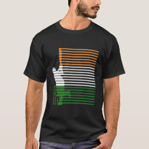 Indiens Vintage Cricket World Team T Shirt