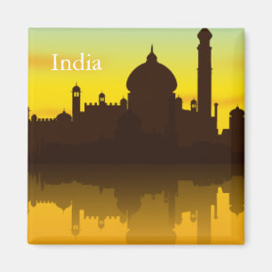 Indiens Vintage Turistresor Magnet