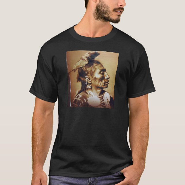 Indier för medicinkråkaApsaroke indian T Shirt (Framsida)