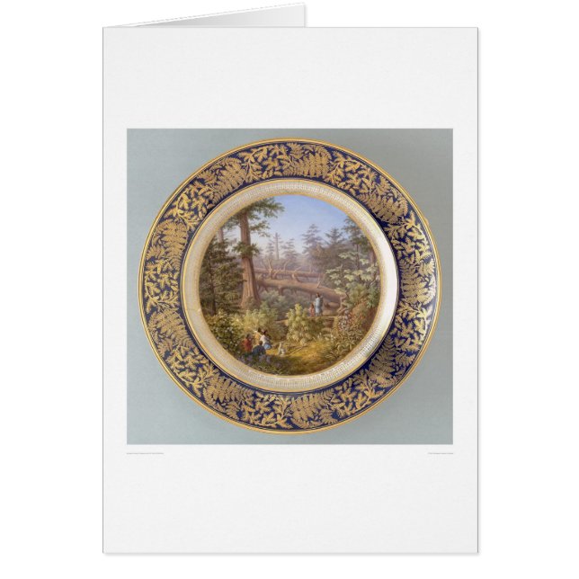 Indier i Sitka, den Alaska skogen pläterar (2953A) Hälsningskort (Framsidan)