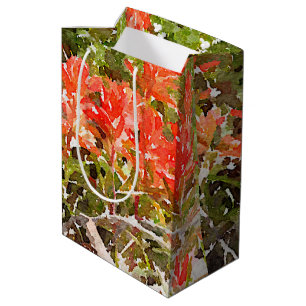 Indier målar borstar vildblommavattenfärg