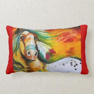 Indier målar lumbarkudde