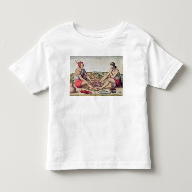 Indier som äter ett mål t-shirt (Framsida)