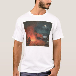 Indier vid en Campfire (0744A) Tee