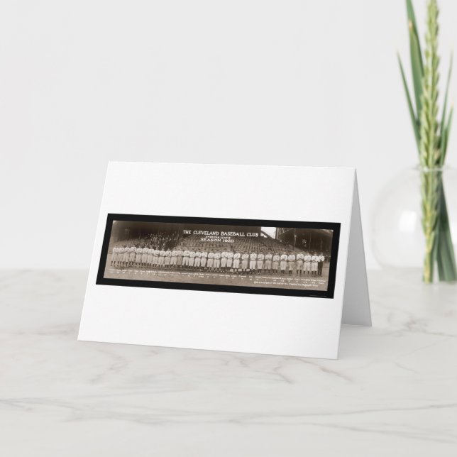 Indierbaseballfoto 1920 kort (Framsida)