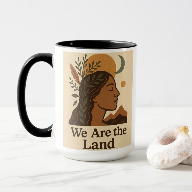 Indigenous Peoples’ Day Mug | Boho Earthy Coffee G Mugg (Med munk)