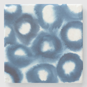 Indigio Watercolor Print Circles Stenunderlägg
