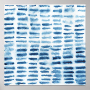 Indigio Watercolor Skriv ut Poster