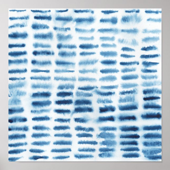 Indigio Watercolor Skriv ut Poster (Framsidan)