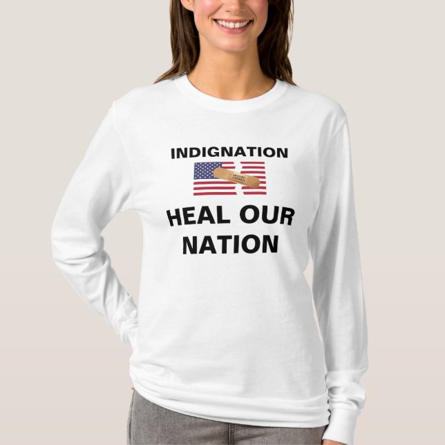 INDIGNATION FIX VÅR NATION TEE (Framsida)