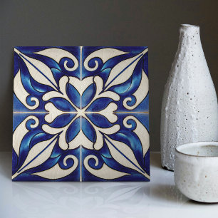 Indigo Azulejo Blue Portugals Lissabondekoration C Kakelplatta