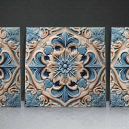 Indigo Azulejo Blue Portugals Lissabondekoration Kakelplatta