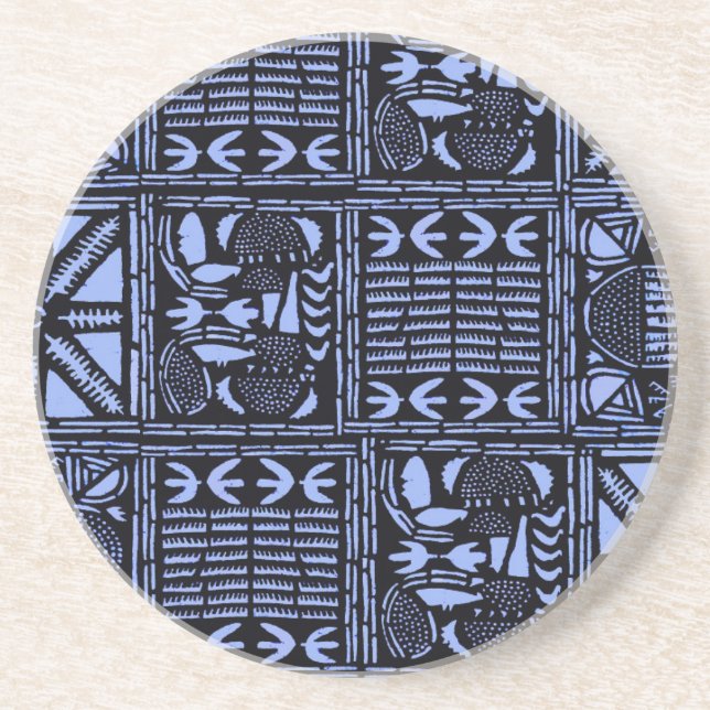 Indigo Batik Quilt - Blå Underlägg (Framsidan)