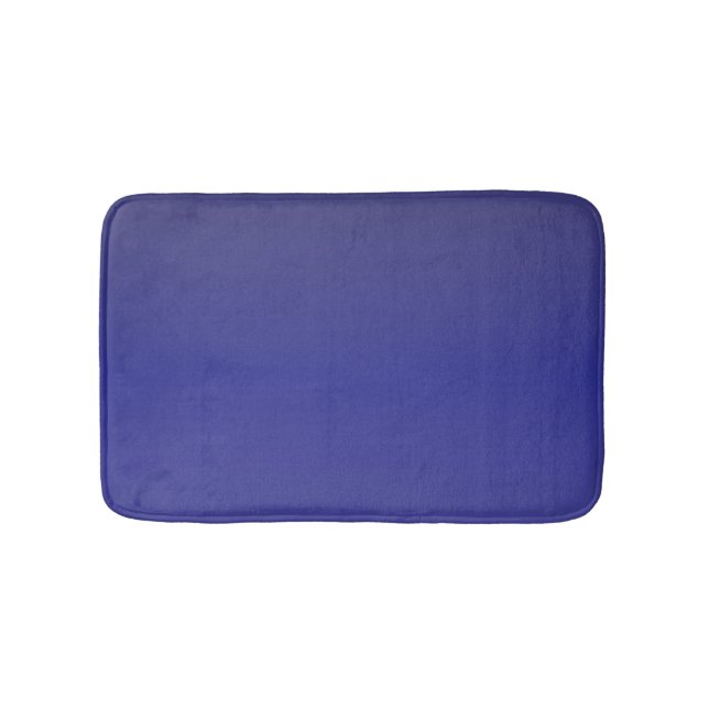 Indigo Blå Färgövergång Badrumsmatta (Framsidan)