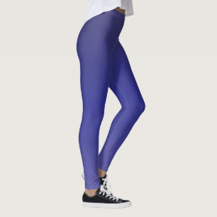 Indigo Blå Färgövergång Leggings