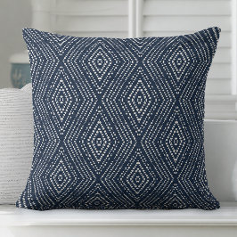 Indigo Blå Modern Kuddslang Kudde