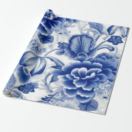 Indigo Blåa blommor Presentpapper