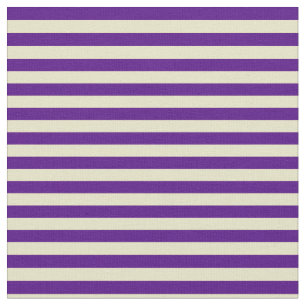 Indigo & Blek Goldenrod Stripe/Linjerad Mönster Tyg
