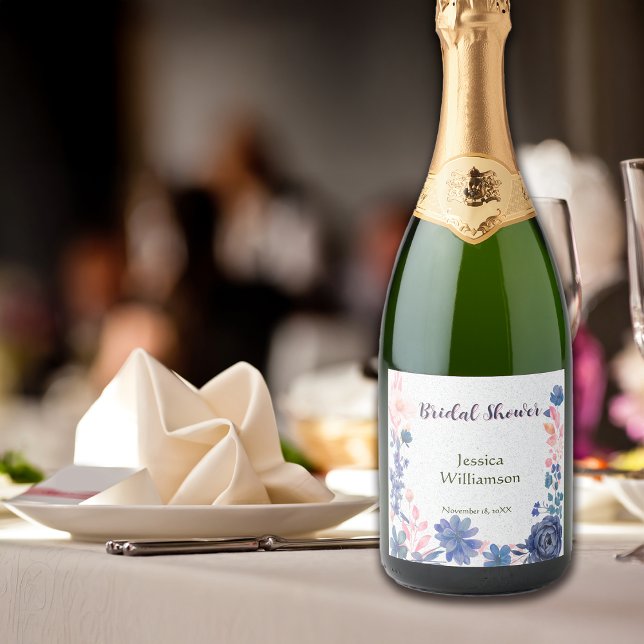 Indigo  Blommigt Möhippa Anpassa (Skapare uppladdad)