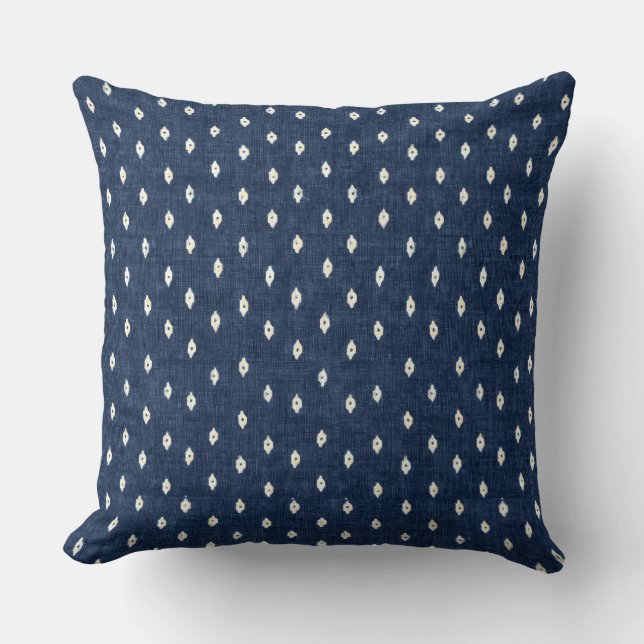 Indigo Blue Dekorativ kudde (Framsida)