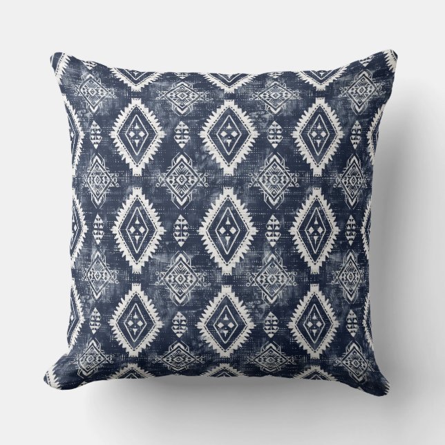 Indigo Blue Dekorativ kudde (Framsida)
