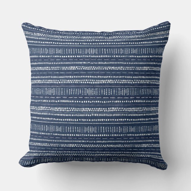 Indigo Blue Dekorativ kudde (Framsida)