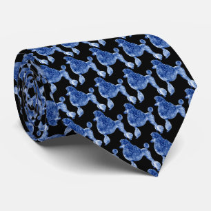 Indigo Blue Denim Pudel Black Slips
