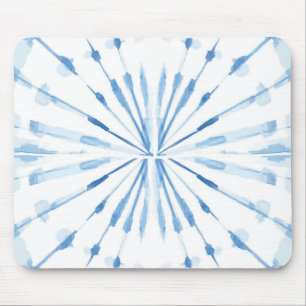 Indigo Blue Japansk Shibori sunburst tie dye Musmatta
