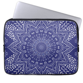 Indigo Blue mandala Laptop Fodral