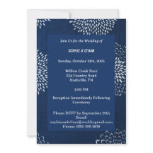 Indigo Blue Traditional Japansk Shibori