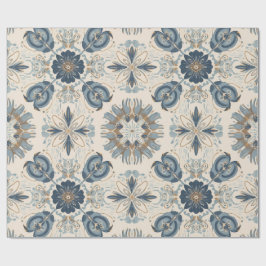 Indigo Boho Florala Mandalas Presentpapper