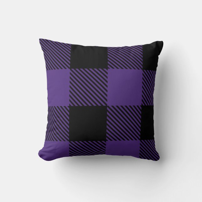 indigo buffalo dekorativ kudde (Framsida)