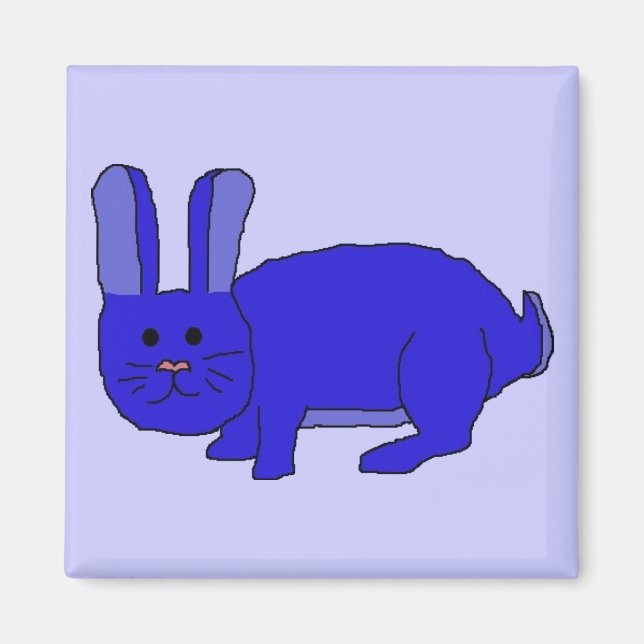 Indigo Bunny magnet (Framsidan)
