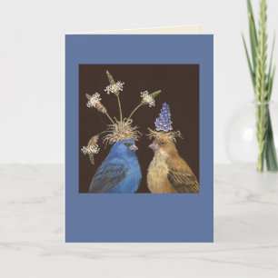 Indigo bunt par kort