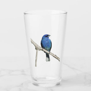 Indigo Bunting Glaskopp